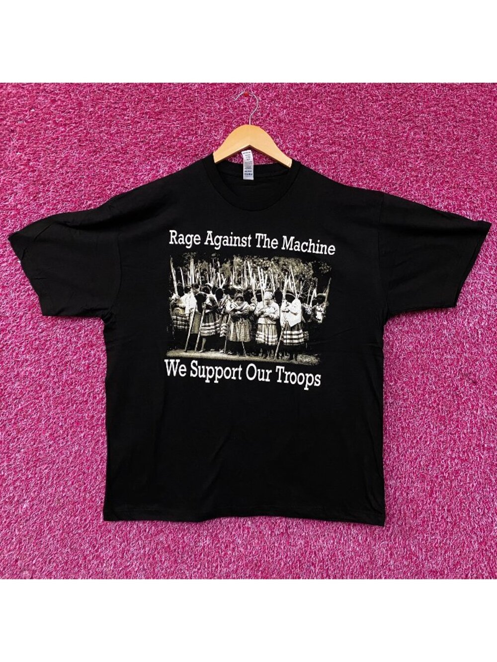Rage Against the Machine We Support Our Troops Graphic T-shirt XL